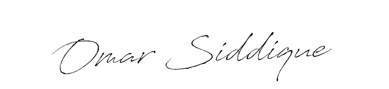 Make a beautiful signature design for name Omar Siddique. With this signature (Antro_Vectra) style, you can create a handwritten signature for free. Omar Siddique signature style 6 images and pictures png