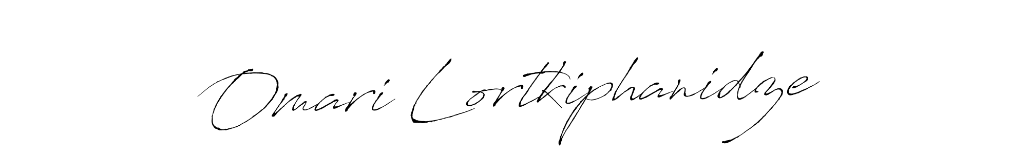 How to make Omari Lortkiphanidze name signature. Use Antro_Vectra style for creating short signs online. This is the latest handwritten sign. Omari Lortkiphanidze signature style 6 images and pictures png