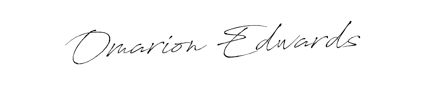 Omarion Edwards stylish signature style. Best Handwritten Sign (Antro_Vectra) for my name. Handwritten Signature Collection Ideas for my name Omarion Edwards. Omarion Edwards signature style 6 images and pictures png