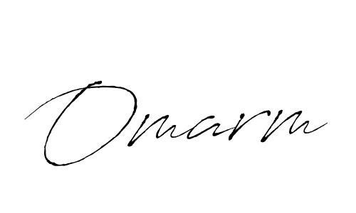 How to make Omarm name signature. Use Antro_Vectra style for creating short signs online. This is the latest handwritten sign. Omarm signature style 6 images and pictures png