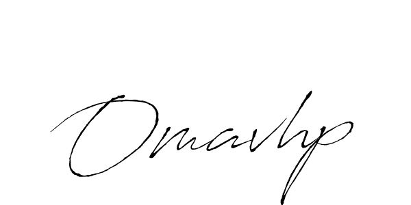 Make a beautiful signature design for name Omavhp. With this signature (Antro_Vectra) style, you can create a handwritten signature for free. Omavhp signature style 6 images and pictures png