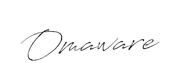 Omaware stylish signature style. Best Handwritten Sign (Antro_Vectra) for my name. Handwritten Signature Collection Ideas for my name Omaware. Omaware signature style 6 images and pictures png