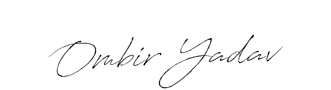 Also You can easily find your signature by using the search form. We will create Ombir Yadav name handwritten signature images for you free of cost using Antro_Vectra sign style. Ombir Yadav signature style 6 images and pictures png