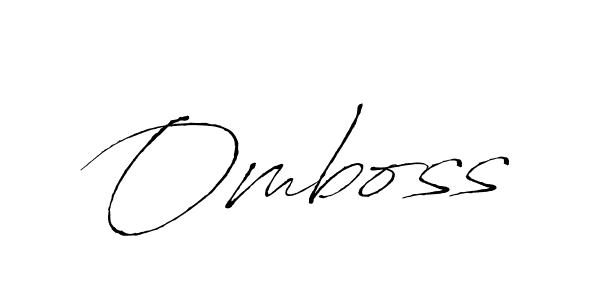 The best way (Antro_Vectra) to make a short signature is to pick only two or three words in your name. The name Omboss include a total of six letters. For converting this name. Omboss signature style 6 images and pictures png