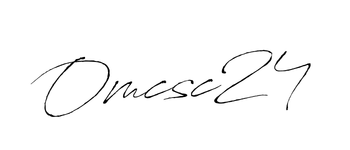 if you are searching for the best signature style for your name Omcsc24. so please give up your signature search. here we have designed multiple signature styles  using Antro_Vectra. Omcsc24 signature style 6 images and pictures png