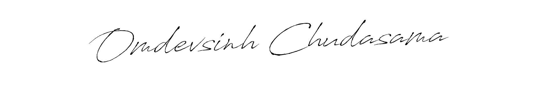 Also we have Omdevsinh Chudasama name is the best signature style. Create professional handwritten signature collection using Antro_Vectra autograph style. Omdevsinh Chudasama signature style 6 images and pictures png