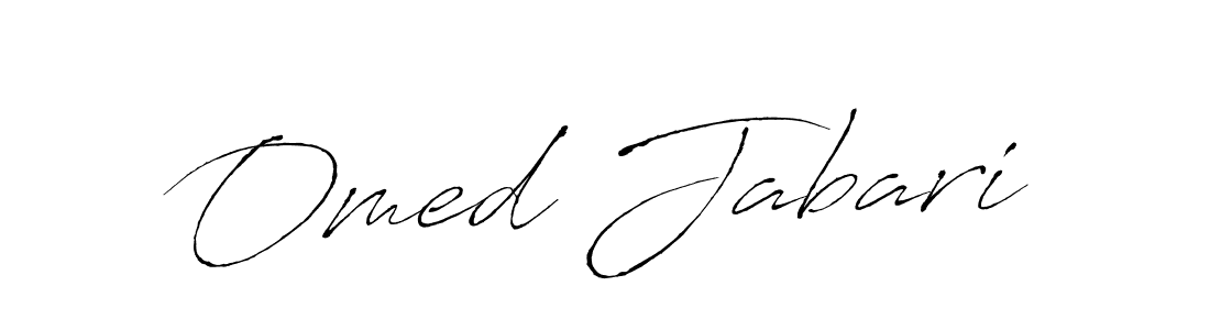 How to make Omed Jabari signature? Antro_Vectra is a professional autograph style. Create handwritten signature for Omed Jabari name. Omed Jabari signature style 6 images and pictures png