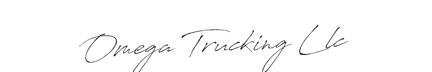 Also You can easily find your signature by using the search form. We will create Omega Trucking Llc name handwritten signature images for you free of cost using Antro_Vectra sign style. Omega Trucking Llc signature style 6 images and pictures png