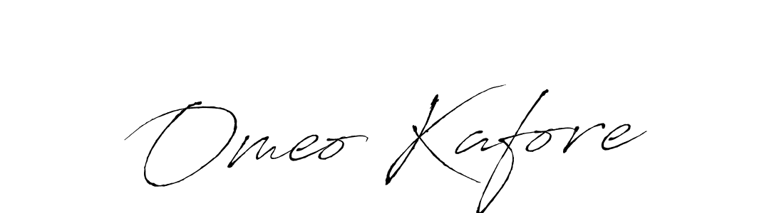 Make a beautiful signature design for name Omeo Kafore. With this signature (Antro_Vectra) style, you can create a handwritten signature for free. Omeo Kafore signature style 6 images and pictures png
