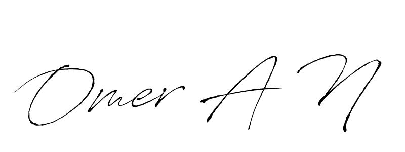 Antro_Vectra is a professional signature style that is perfect for those who want to add a touch of class to their signature. It is also a great choice for those who want to make their signature more unique. Get Omer A N name to fancy signature for free. Omer A N signature style 6 images and pictures png