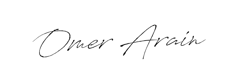 The best way (Antro_Vectra) to make a short signature is to pick only two or three words in your name. The name Omer Arain include a total of six letters. For converting this name. Omer Arain signature style 6 images and pictures png