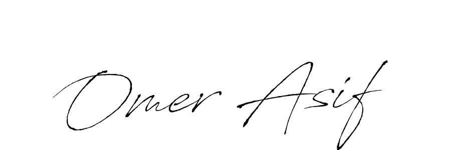 Create a beautiful signature design for name Omer Asif. With this signature (Antro_Vectra) fonts, you can make a handwritten signature for free. Omer Asif signature style 6 images and pictures png