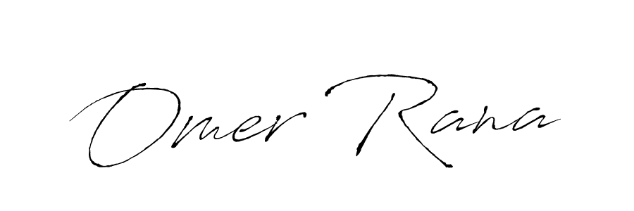 Create a beautiful signature design for name Omer Rana. With this signature (Antro_Vectra) fonts, you can make a handwritten signature for free. Omer Rana signature style 6 images and pictures png