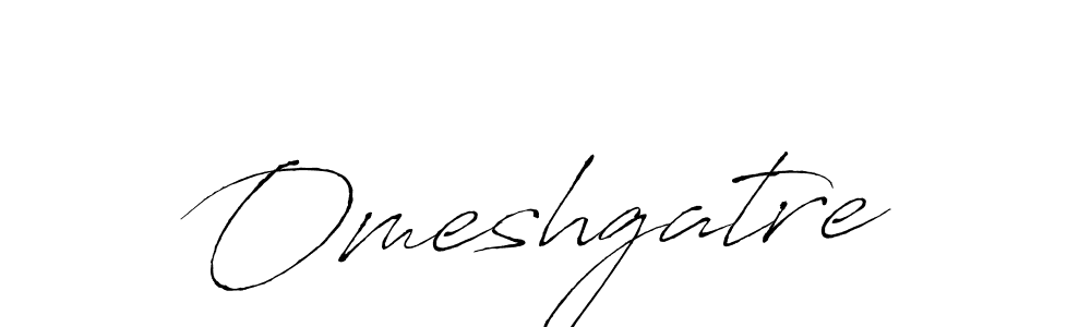 Design your own signature with our free online signature maker. With this signature software, you can create a handwritten (Antro_Vectra) signature for name Omeshgatre. Omeshgatre signature style 6 images and pictures png