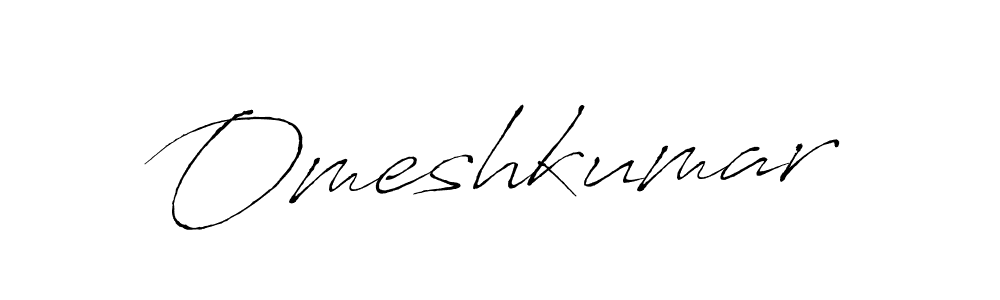 Use a signature maker to create a handwritten signature online. With this signature software, you can design (Antro_Vectra) your own signature for name Omeshkumar. Omeshkumar signature style 6 images and pictures png