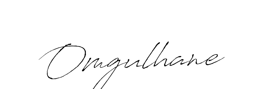 Create a beautiful signature design for name Omgulhane. With this signature (Antro_Vectra) fonts, you can make a handwritten signature for free. Omgulhane signature style 6 images and pictures png