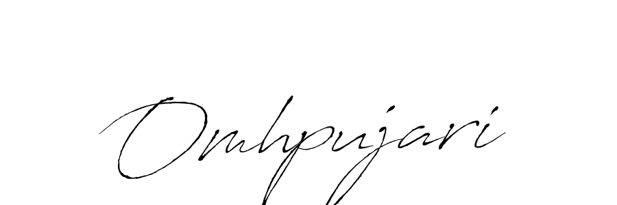 Use a signature maker to create a handwritten signature online. With this signature software, you can design (Antro_Vectra) your own signature for name Omhpujari. Omhpujari signature style 6 images and pictures png