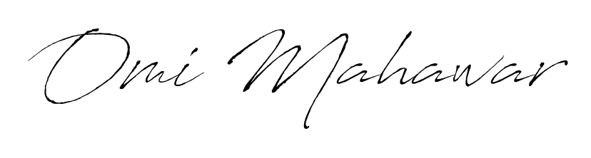 Make a beautiful signature design for name Omi Mahawar. Use this online signature maker to create a handwritten signature for free. Omi Mahawar signature style 6 images and pictures png