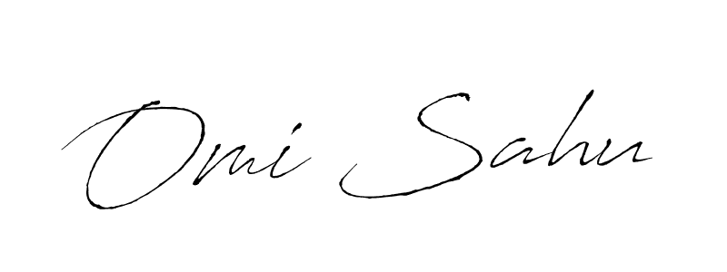 How to make Omi Sahu name signature. Use Antro_Vectra style for creating short signs online. This is the latest handwritten sign. Omi Sahu signature style 6 images and pictures png