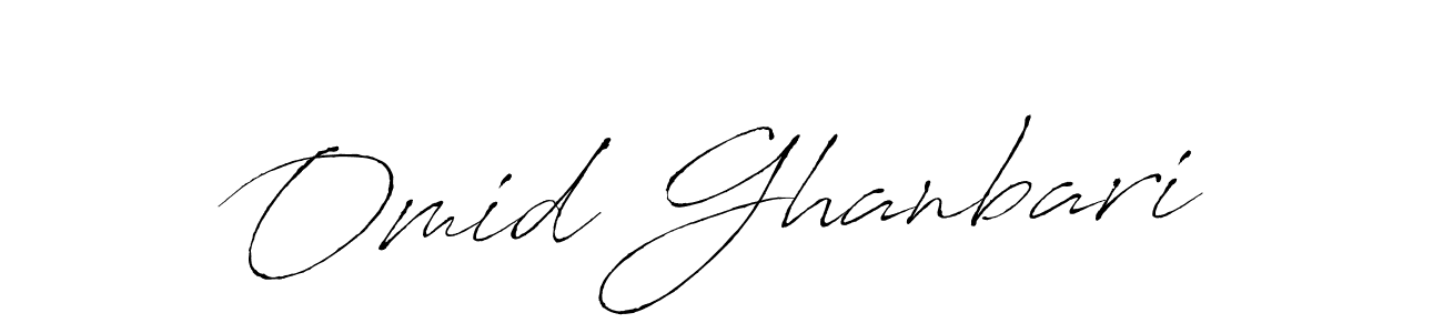 Also we have Omid Ghanbari name is the best signature style. Create professional handwritten signature collection using Antro_Vectra autograph style. Omid Ghanbari signature style 6 images and pictures png