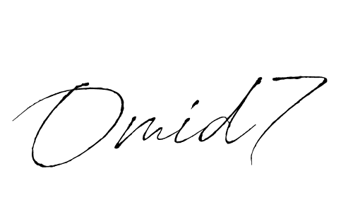 Best and Professional Signature Style for Omid7. Antro_Vectra Best Signature Style Collection. Omid7 signature style 6 images and pictures png