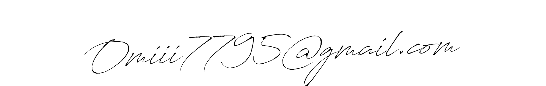 Once you've used our free online signature maker to create your best signature Antro_Vectra style, it's time to enjoy all of the benefits that Omiii7795@gmail.com name signing documents. Omiii7795@gmail.com signature style 6 images and pictures png