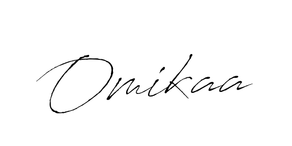 Design your own signature with our free online signature maker. With this signature software, you can create a handwritten (Antro_Vectra) signature for name Omikaa. Omikaa signature style 6 images and pictures png
