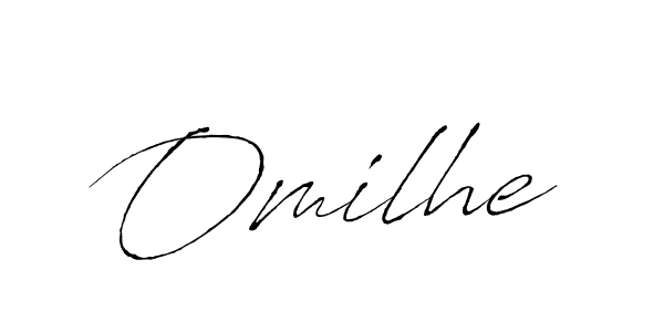 if you are searching for the best signature style for your name Omilhe. so please give up your signature search. here we have designed multiple signature styles  using Antro_Vectra. Omilhe signature style 6 images and pictures png