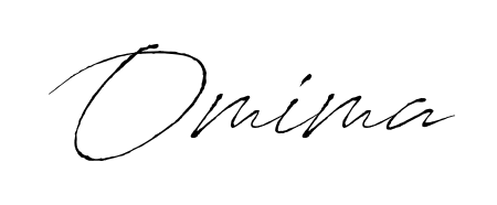 Personalize your online presence with Omima signature rendered in elegant Antro_Vectra font. Great for website footers and blogs. Omima signature style 6 images and pictures png