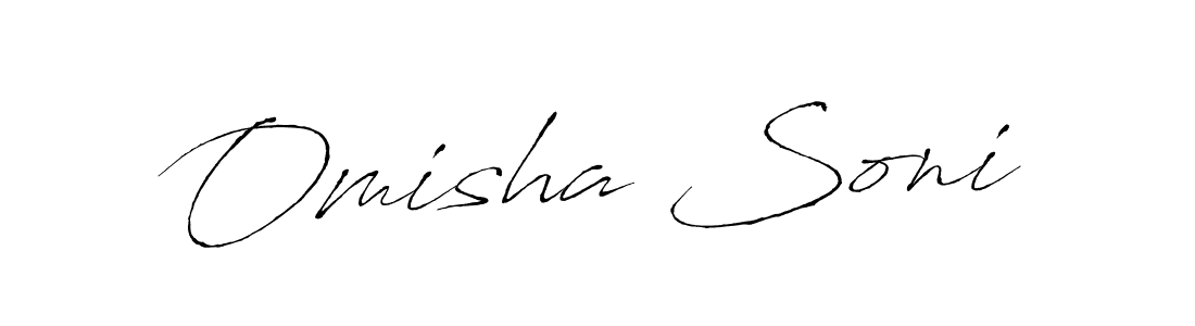 Also we have Omisha Soni name is the best signature style. Create professional handwritten signature collection using Antro_Vectra autograph style. Omisha Soni signature style 6 images and pictures png