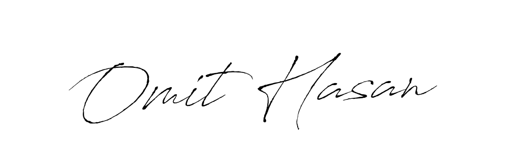 Use a signature maker to create a handwritten signature online. With this signature software, you can design (Antro_Vectra) your own signature for name Omit Hasan. Omit Hasan signature style 6 images and pictures png