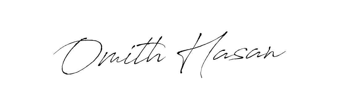 How to make Omith Hasan signature? Antro_Vectra is a professional autograph style. Create handwritten signature for Omith Hasan name. Omith Hasan signature style 6 images and pictures png