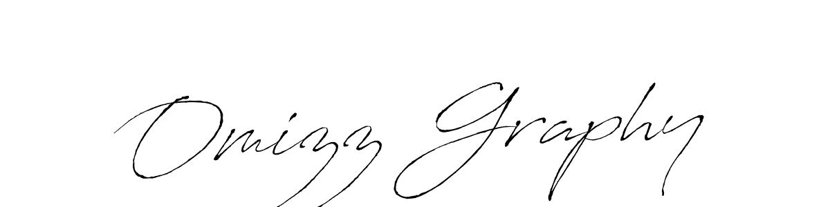 Design your own signature with our free online signature maker. With this signature software, you can create a handwritten (Antro_Vectra) signature for name Omizz Graphy. Omizz Graphy signature style 6 images and pictures png