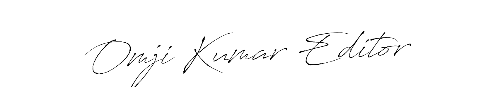 Once you've used our free online signature maker to create your best signature Antro_Vectra style, it's time to enjoy all of the benefits that Omji Kumar Editor name signing documents. Omji Kumar Editor signature style 6 images and pictures png