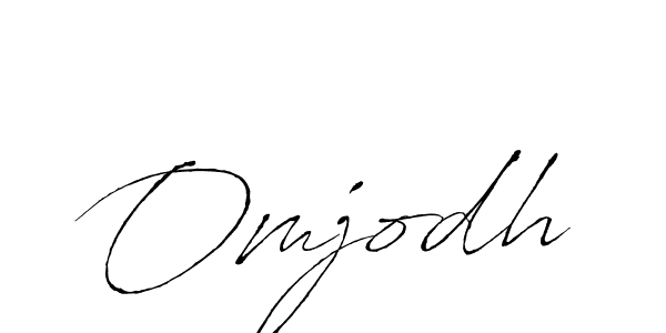 Design your own signature with our free online signature maker. With this signature software, you can create a handwritten (Antro_Vectra) signature for name Omjodh. Omjodh signature style 6 images and pictures png