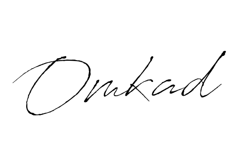 Design your own signature with our free online signature maker. With this signature software, you can create a handwritten (Antro_Vectra) signature for name Omkad. Omkad signature style 6 images and pictures png