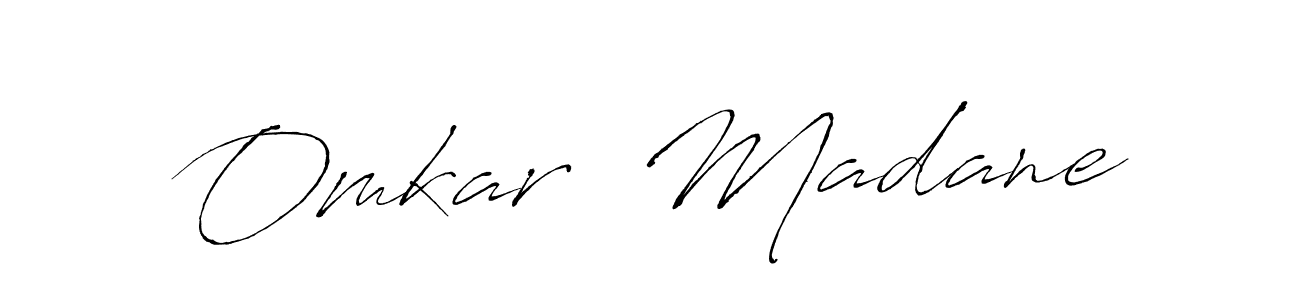 This is the best signature style for the Omkar  Madane name. Also you like these signature font (Antro_Vectra). Mix name signature. Omkar  Madane signature style 6 images and pictures png