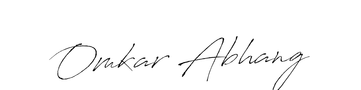It looks lik you need a new signature style for name Omkar Abhang. Design unique handwritten (Antro_Vectra) signature with our free signature maker in just a few clicks. Omkar Abhang signature style 6 images and pictures png
