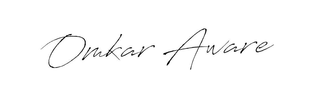 Similarly Antro_Vectra is the best handwritten signature design. Signature creator online .You can use it as an online autograph creator for name Omkar Aware. Omkar Aware signature style 6 images and pictures png