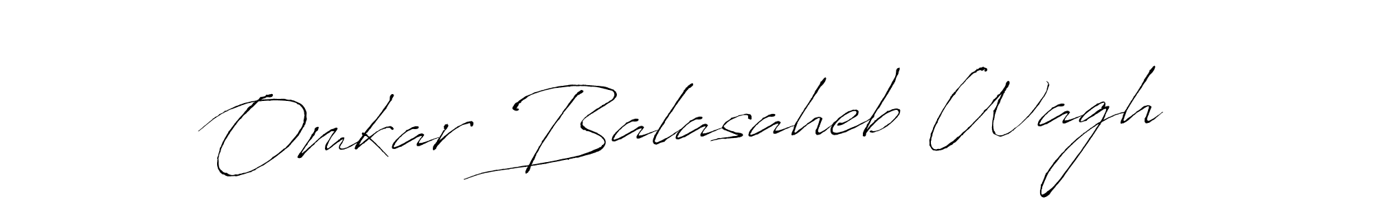 How to make Omkar Balasaheb Wagh signature? Antro_Vectra is a professional autograph style. Create handwritten signature for Omkar Balasaheb Wagh name. Omkar Balasaheb Wagh signature style 6 images and pictures png