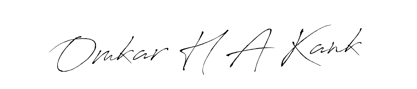 You should practise on your own different ways (Antro_Vectra) to write your name (Omkar H A Kank) in signature. don't let someone else do it for you. Omkar H A Kank signature style 6 images and pictures png