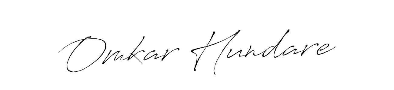 How to make Omkar Hundare name signature. Use Antro_Vectra style for creating short signs online. This is the latest handwritten sign. Omkar Hundare signature style 6 images and pictures png