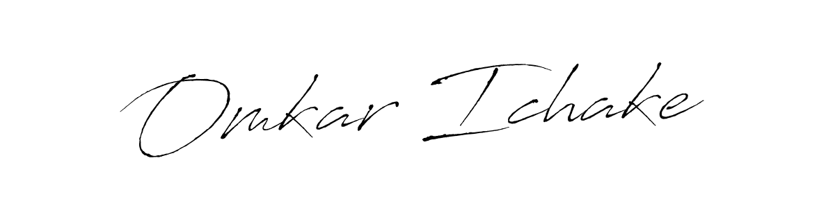 Create a beautiful signature design for name Omkar Ichake. With this signature (Antro_Vectra) fonts, you can make a handwritten signature for free. Omkar Ichake signature style 6 images and pictures png