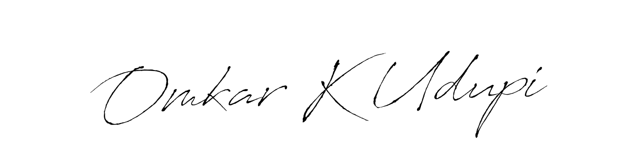 Make a beautiful signature design for name Omkar K Udupi. Use this online signature maker to create a handwritten signature for free. Omkar K Udupi signature style 6 images and pictures png