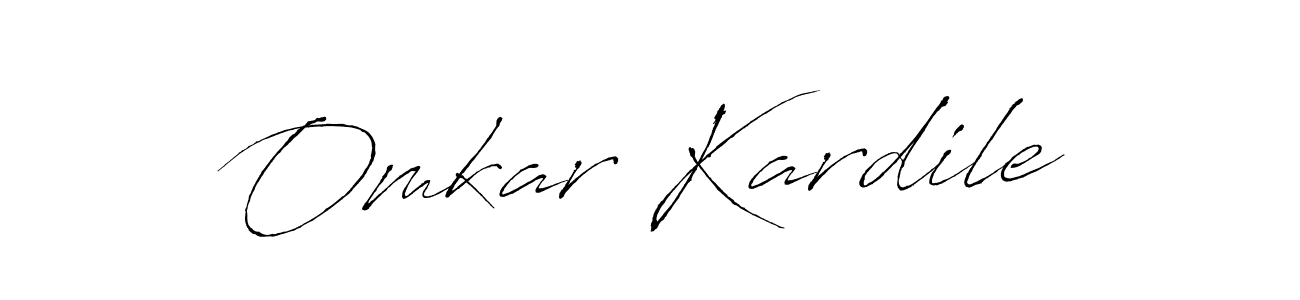 This is the best signature style for the Omkar Kardile name. Also you like these signature font (Antro_Vectra). Mix name signature. Omkar Kardile signature style 6 images and pictures png