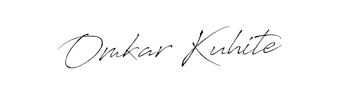 Create a beautiful signature design for name Omkar Kuhite. With this signature (Antro_Vectra) fonts, you can make a handwritten signature for free. Omkar Kuhite signature style 6 images and pictures png