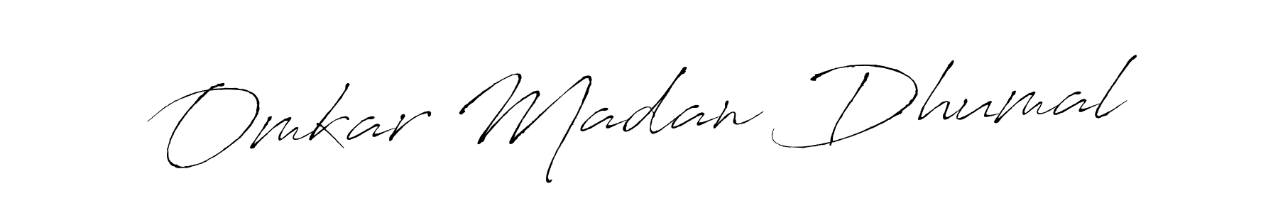 Also You can easily find your signature by using the search form. We will create Omkar Madan Dhumal name handwritten signature images for you free of cost using Antro_Vectra sign style. Omkar Madan Dhumal signature style 6 images and pictures png