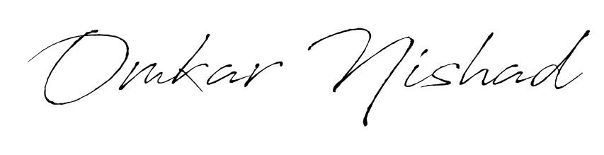 Here are the top professional signature styles for the name Omkar Nishad. These are the best autograph styles you can use for your name. Omkar Nishad signature style 6 images and pictures png