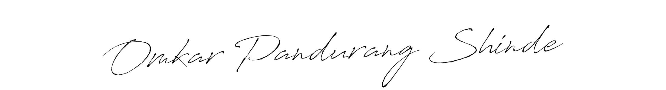 Omkar Pandurang Shinde stylish signature style. Best Handwritten Sign (Antro_Vectra) for my name. Handwritten Signature Collection Ideas for my name Omkar Pandurang Shinde. Omkar Pandurang Shinde signature style 6 images and pictures png