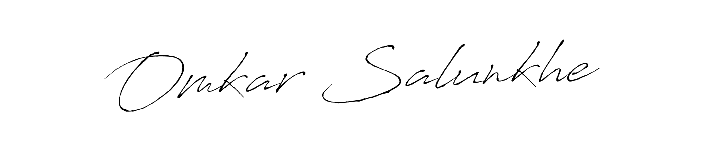 Make a short Omkar Salunkhe signature style. Manage your documents anywhere anytime using Antro_Vectra. Create and add eSignatures, submit forms, share and send files easily. Omkar Salunkhe signature style 6 images and pictures png